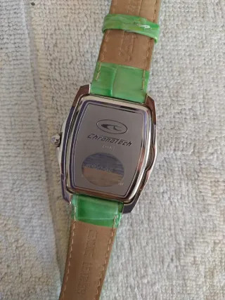 Orologio da polso donna verde e argento