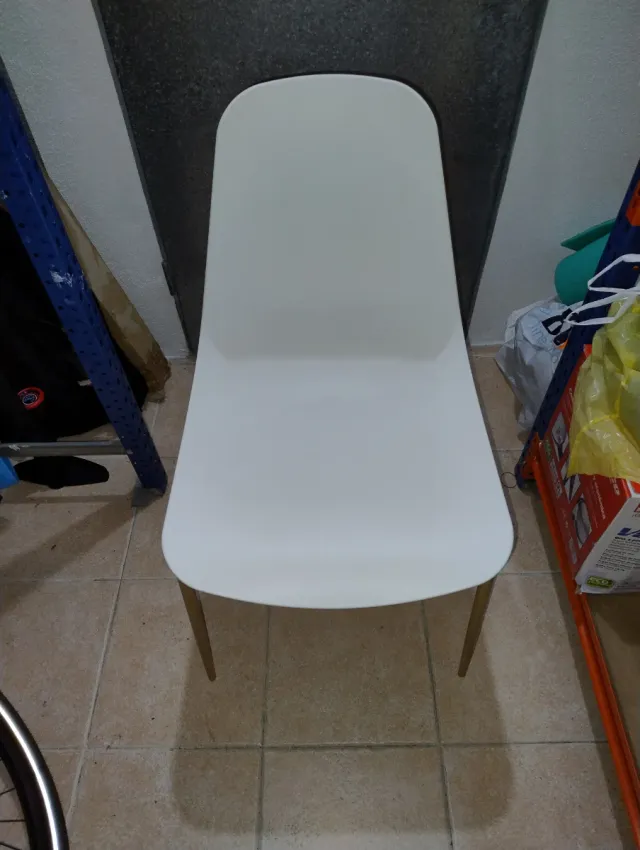 2 Sillas de comedor o cocina blancas