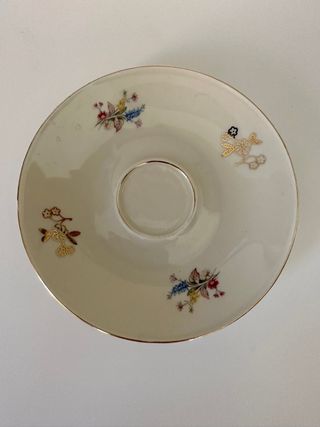 Elegante taza de porcelana bávaria