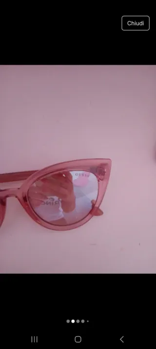Occhiali da sole Guess rosa