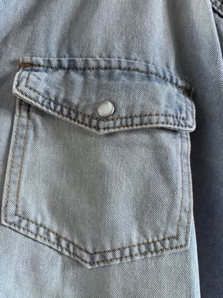 Camisa vaquera manga larga XXXL