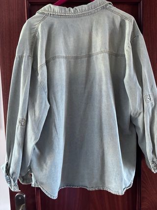 Camisa vaquera manga larga XXXL