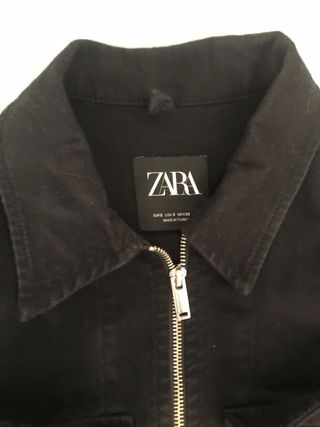 Chaqueta Zara Negra Hombre