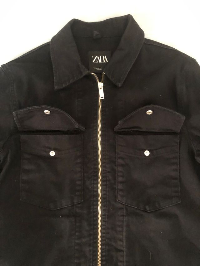Chaqueta Zara Negra Hombre