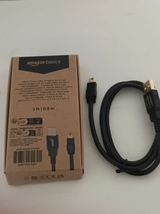 Cavo Amazon Basics USB 2.0 A-Mini B 0.9m MAI USATO