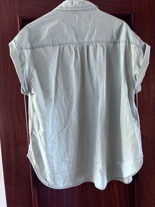 Camisa Springfield manga corta azul XXL