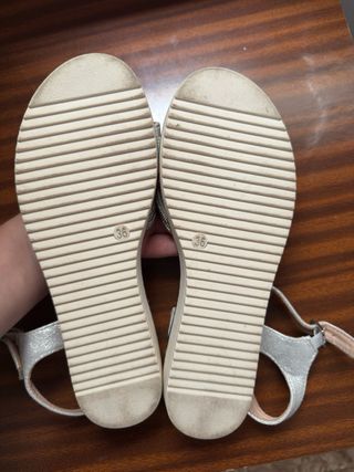 Sandalias Graceland plateadas