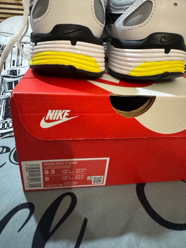 Nike P6000 Blancas Plata Nuevas