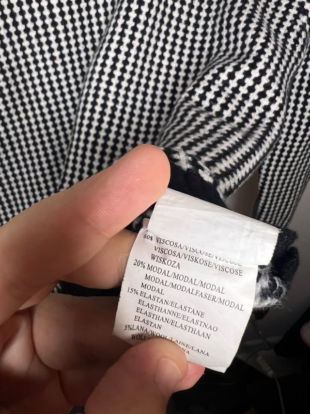 Maglioncino donna a quadretti bianco e nero xl/xxl