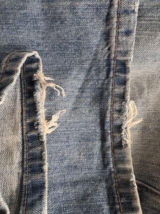 Vaqueros anchos azules
