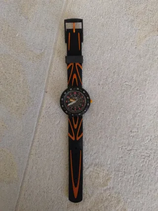 Orologio da polso bambino nero arancione