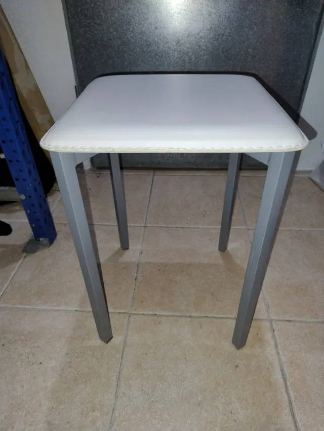 2 Banquetas Cocina Metal Piel Sintética