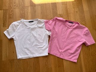 Conjunto 2 Camisetas Cortas Zara