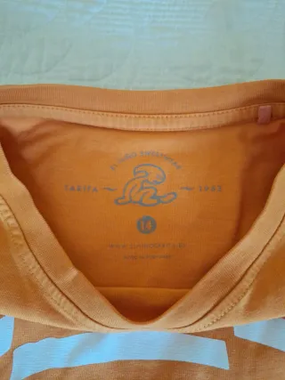 Camiseta El Niño Talla 14 Naranja