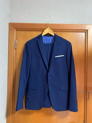 Traje Zara Man Azul