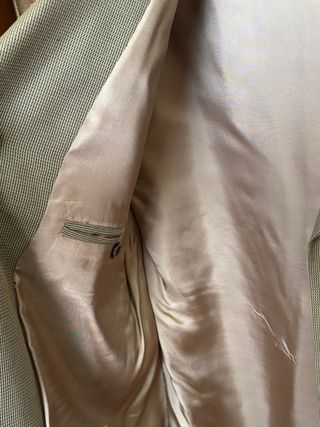 Americana gris hombre