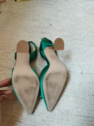 Zapatos Jellisa Verdes con Pedrería
