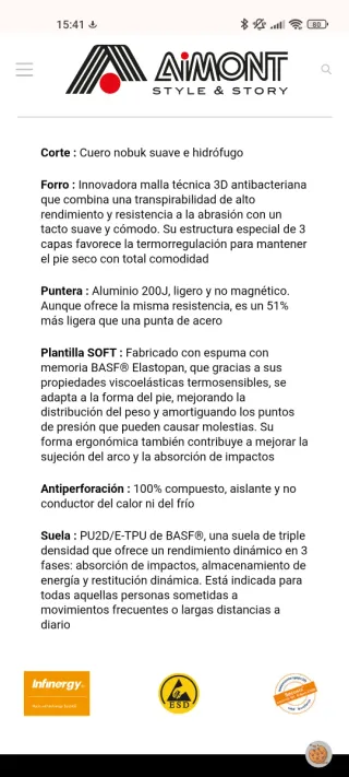 Botas seguridad Aimont
¡¡ 147€ en tienda !!