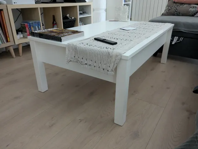 Mesa Centro Elevable IKEA TRULSTORP Blanca