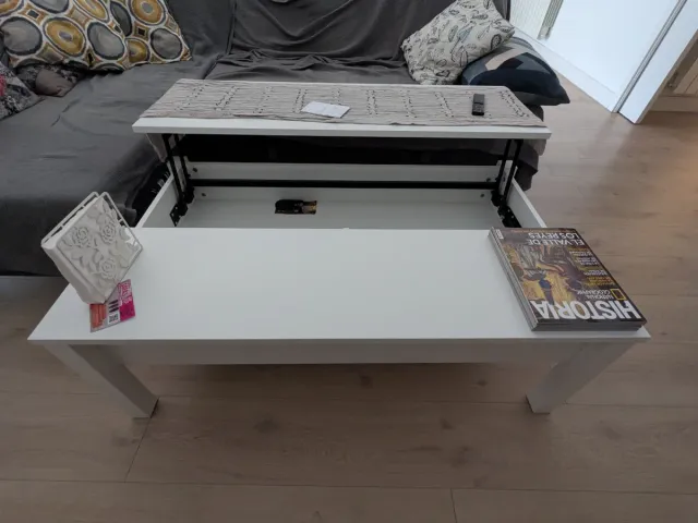 Mesa Centro Elevable IKEA TRULSTORP Blanca