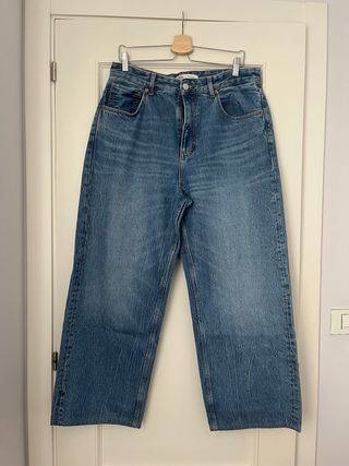 Pantalón Zara Talla 42 Ancho