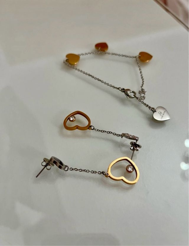 Conjunto Pendientes y Pulsera