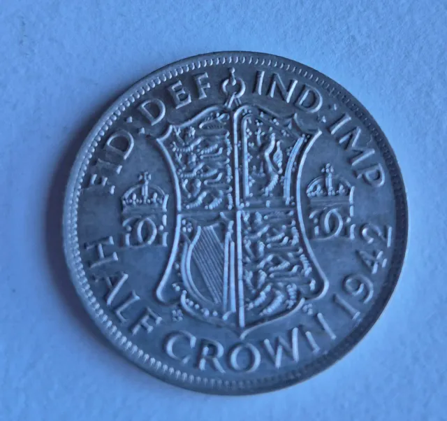 Media Corona 1942 Plata Reino Unido