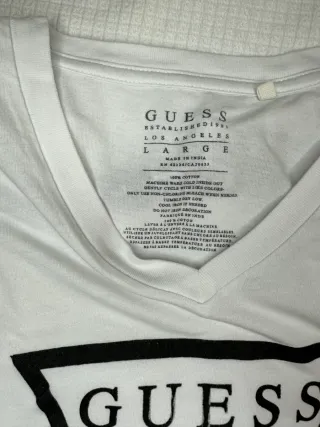 Camiseta Guess New York Blanca 