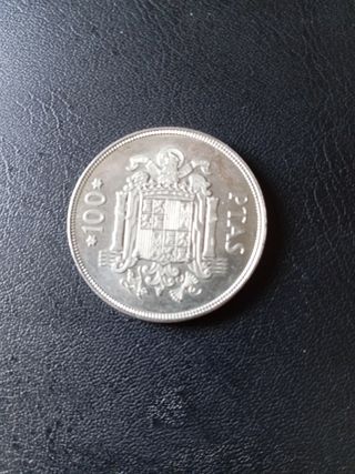 Moneda 100 Pesetas Rey
