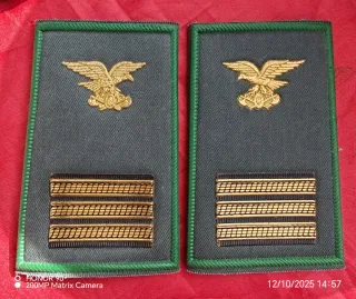 Spalline Militari Aquila e Barre Oro
