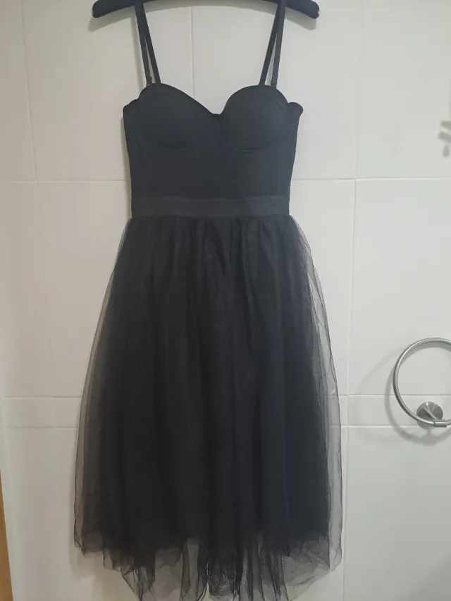 Vestido Corset Tul Halloween