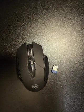 Ratón Inalámbrico Inphic Negro
