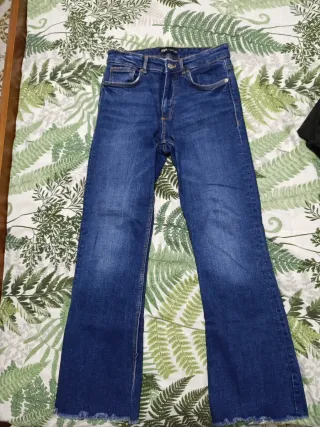 Pantalones Zara Talla M Acampanados