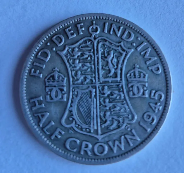 Media Corona 1945 Reino Unido Plata