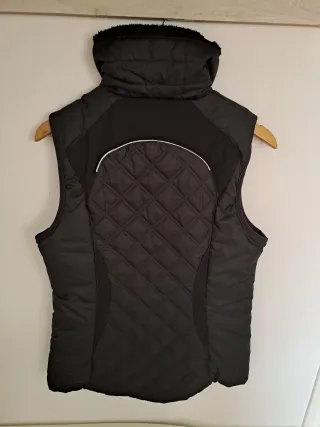 Chaleco acolchado Fouganza mujer negro