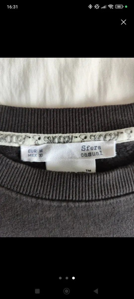 Sudadera Snoopy Talla S