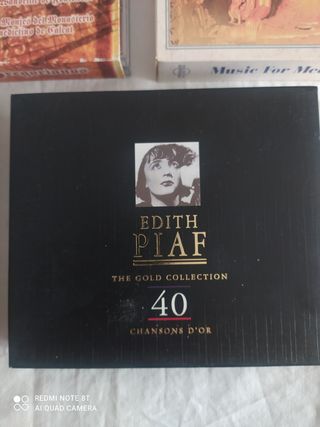 Lote 5 CDs dobles: guitarra Española, Edith Piaf, 