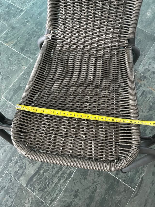 Set Mesa redonda cristal y 2 Sillas