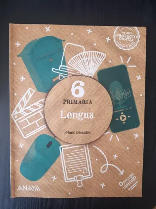 Lote 3 libros Lengua 6 primaria 