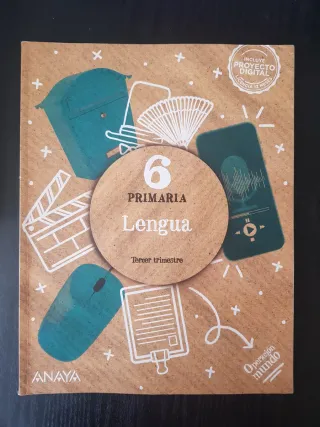 Lote 3 libros Lengua 6 primaria 