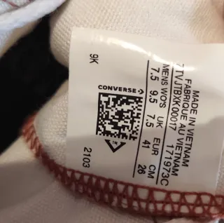 Converse Talla 41 Plataforma