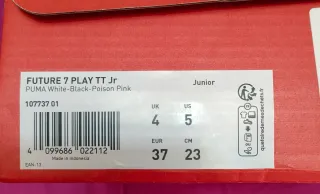 Puma Future 7 Play TT Jr - Blancas/Rosa