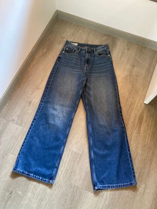 Pantalones vaqueros anchos azules
