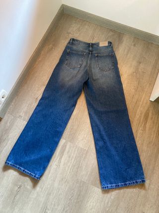 Pantalones vaqueros anchos azules
