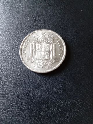 Moneda 5 Pesetas Franco
