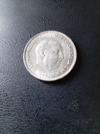 Moneda 5 Pesetas Franco