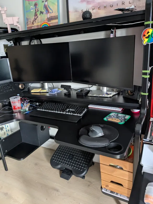 Escritorio Gaming IKEA Fredde Negro