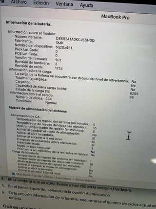 MacBook Pro 2018 15,4” 512GB Plata