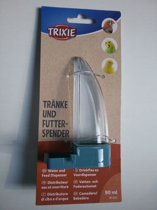 Comedero/Bebedero Trixie para pájaros