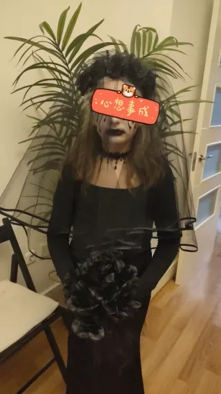 Disfraz Niña Novia Zombie